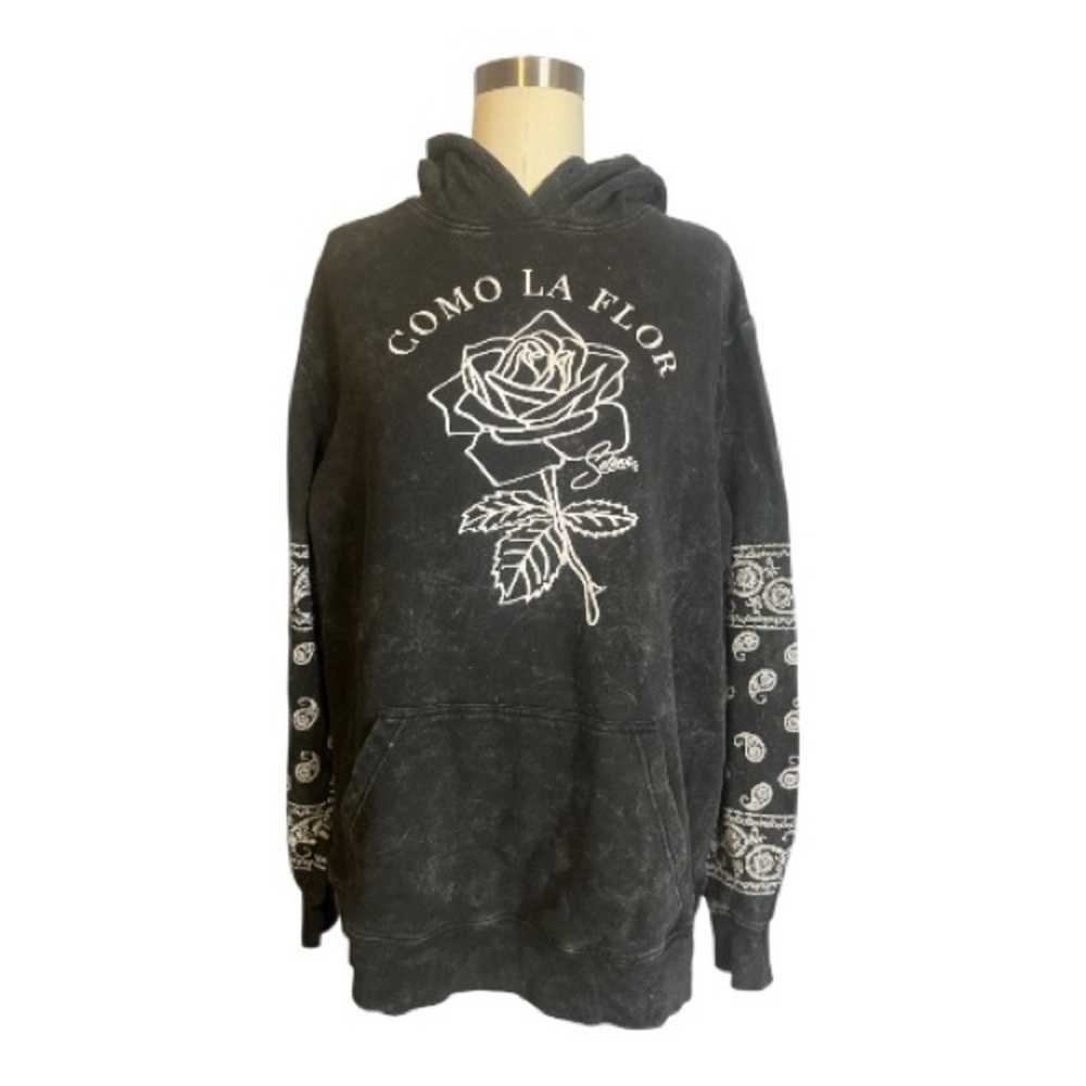 Special Edition Selena Black Rose Hoodie